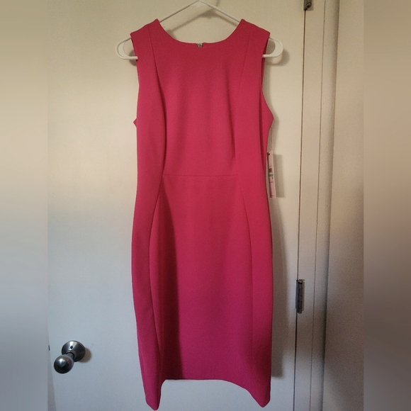 NWT‎ Calvin Klein Sleeveless Pink Dress - Picture 1 of 4